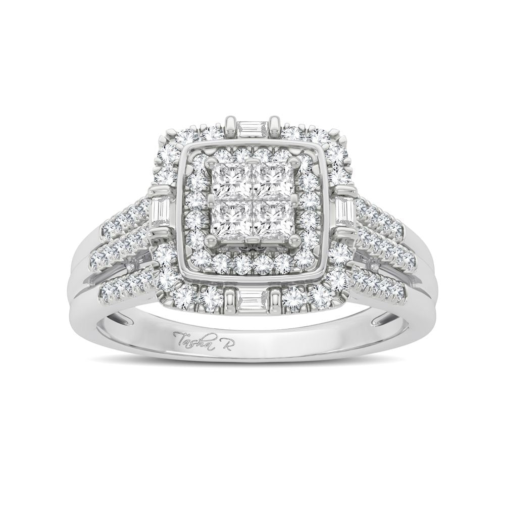 Timeless 14K White Gold Lab Diamond Engagement Ring 0.50CT