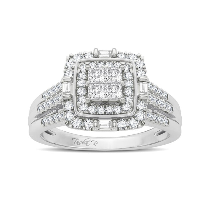 Timeless 14K White Gold Lab Diamond Engagement Ring 0.50CT