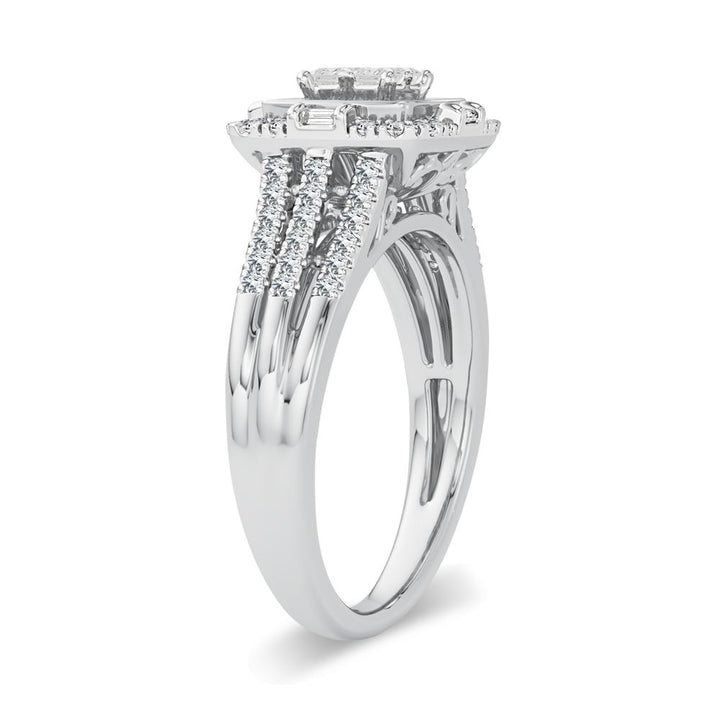Timeless 14K White Gold Lab Diamond Engagement Ring 0.50CT