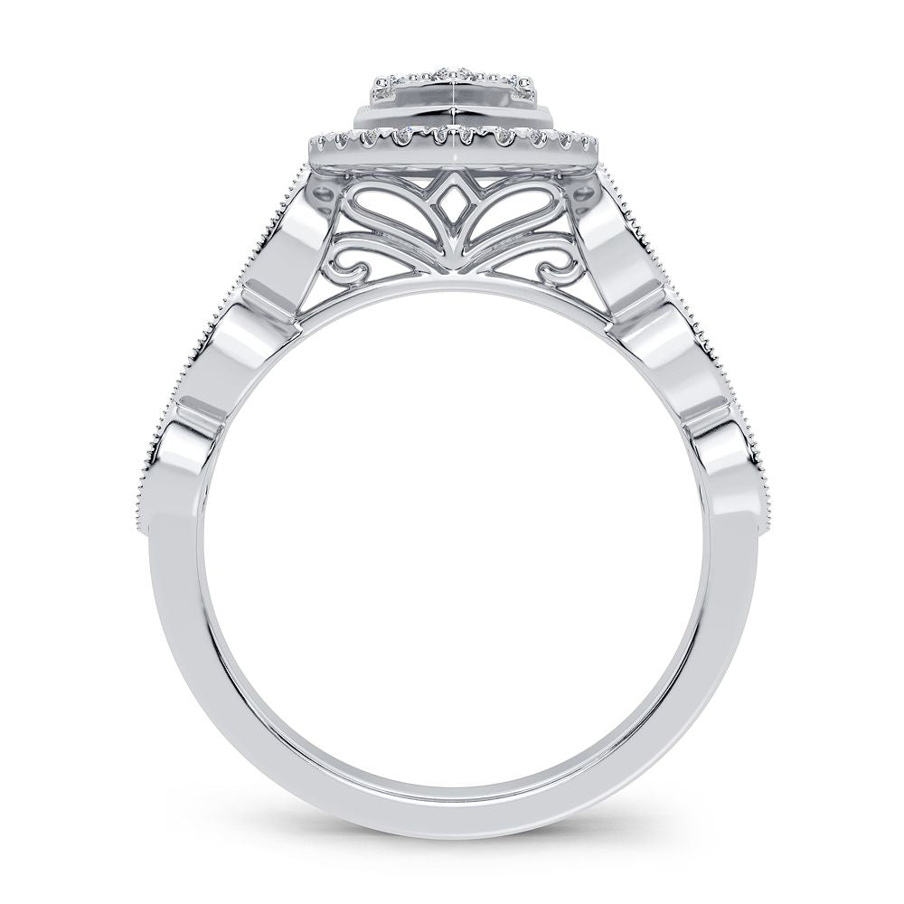 Timeless 14K White Gold Lab Diamond Engagement Ring (0.40CT)