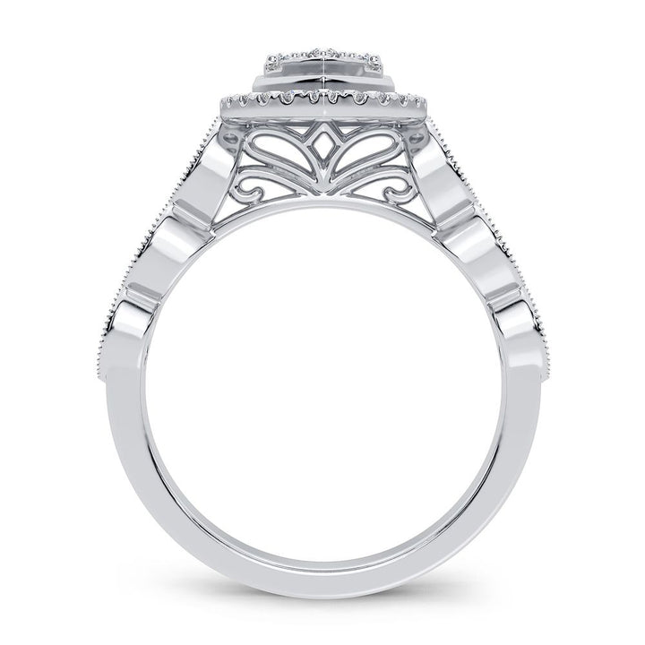 Timeless 14K White Gold Lab Diamond Engagement Ring (0.40CT)