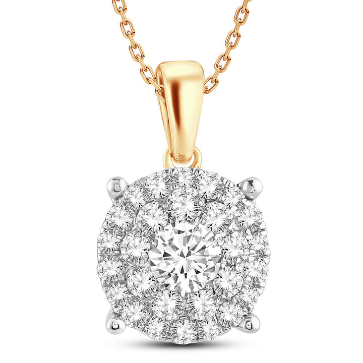 14k 1.00ct Diamond Pendant