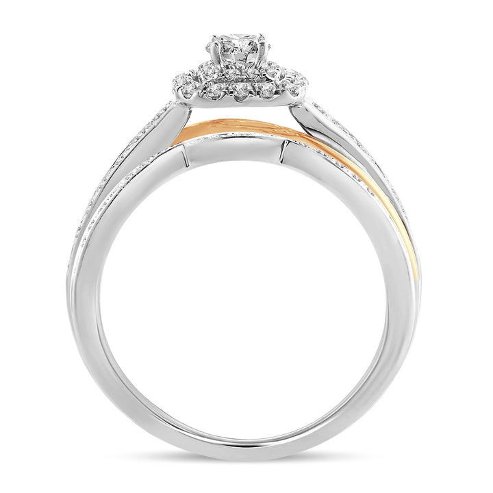 Brilliant 14k Yellow Gold Lab Diamond Engagement Ring (0.50CT)