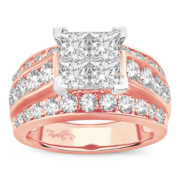 14K  3.50CT  PR/CT   Diamond  RING.