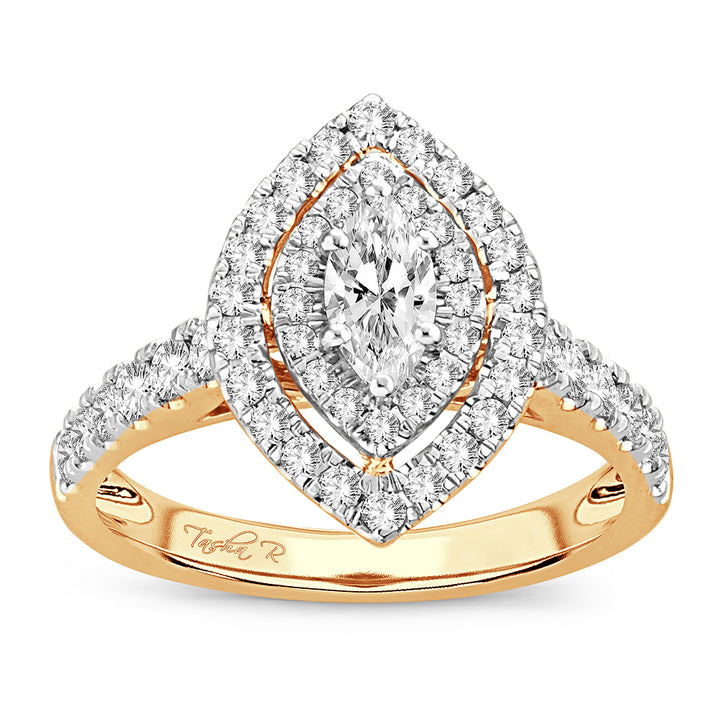 Timeless 14k Yellow Gold Lab Diamond Engagement Ring (1.00CT)