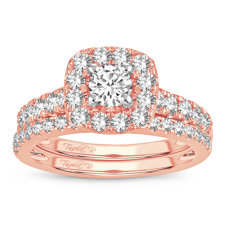 Timeless 14k Rose Gold 0.50CT Lab Diamond Engagement Ring