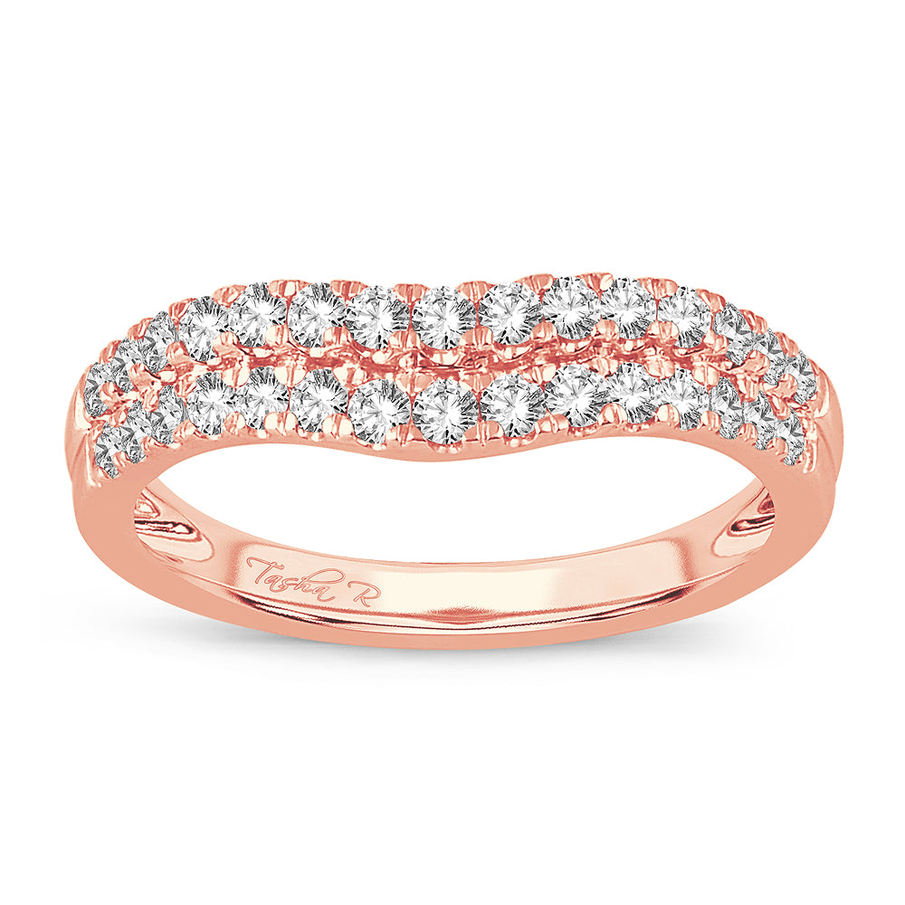 14K Rose Gold 0.50ct Diamond Enhancer Band