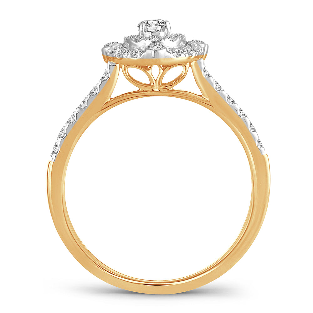 Timeless 14K Yellow Gold Lab Diamond Solitaire Engagement Ring