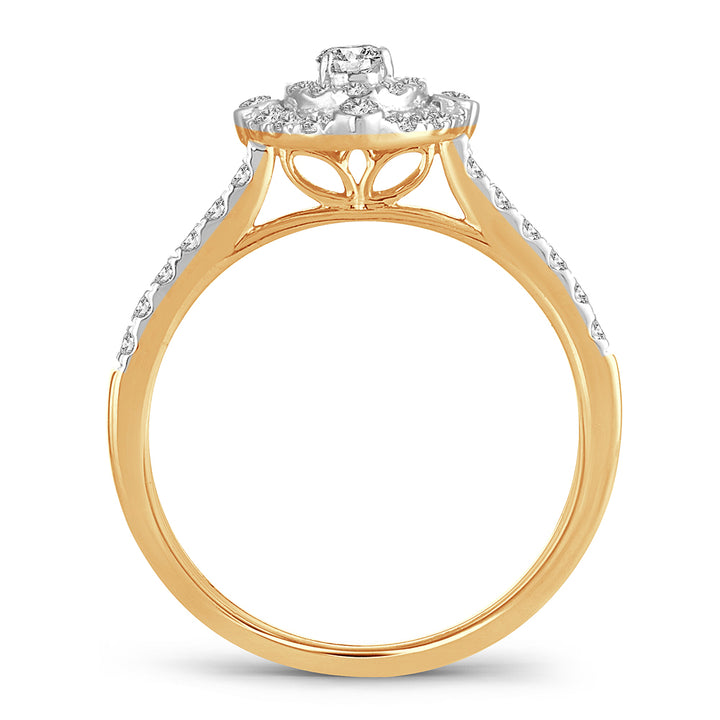 Timeless 14K Yellow Gold Lab Diamond Solitaire Engagement Ring