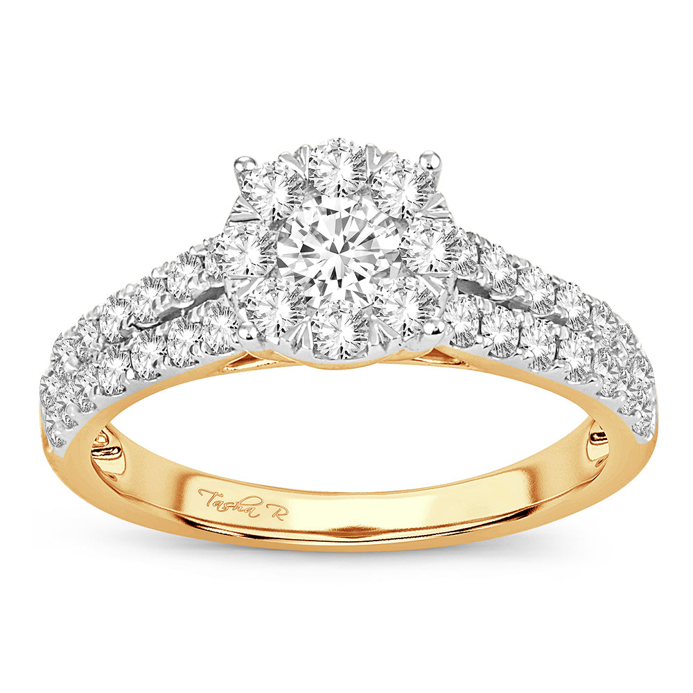 Timeless 14k Yellow Gold 1.00CT Lab Diamond Solitaire Ring