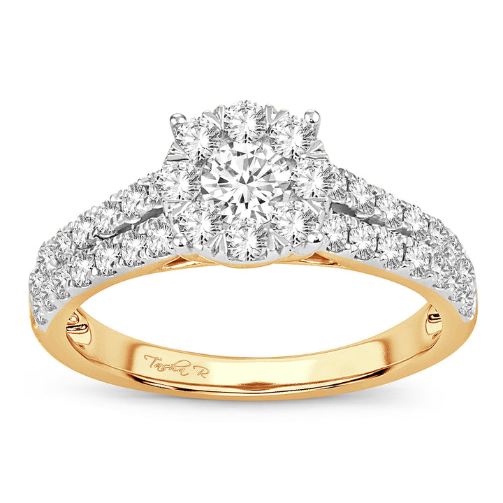 Timeless 14k Yellow Gold 1.00CT Lab Diamond Solitaire Ring