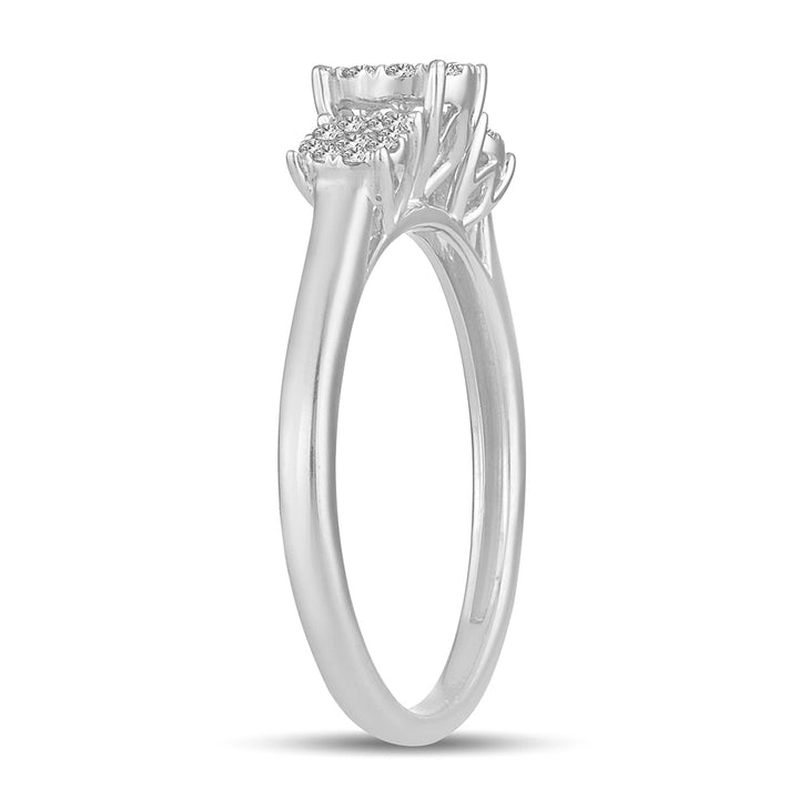 14k White Gold Lab-Grown Diamond Engagement Ring (0.33 CT)