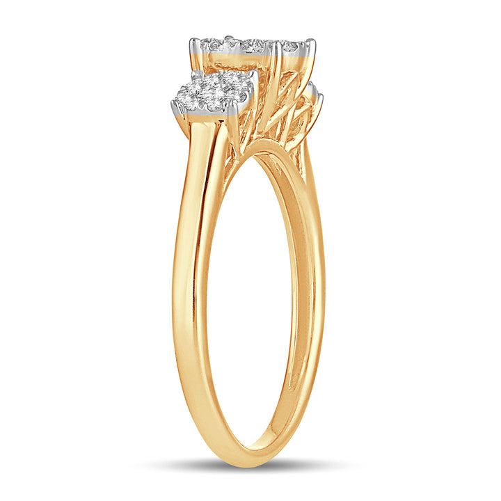 14K Yellow Gold Lab Grown 0.50CT Diamond Engagement Ring