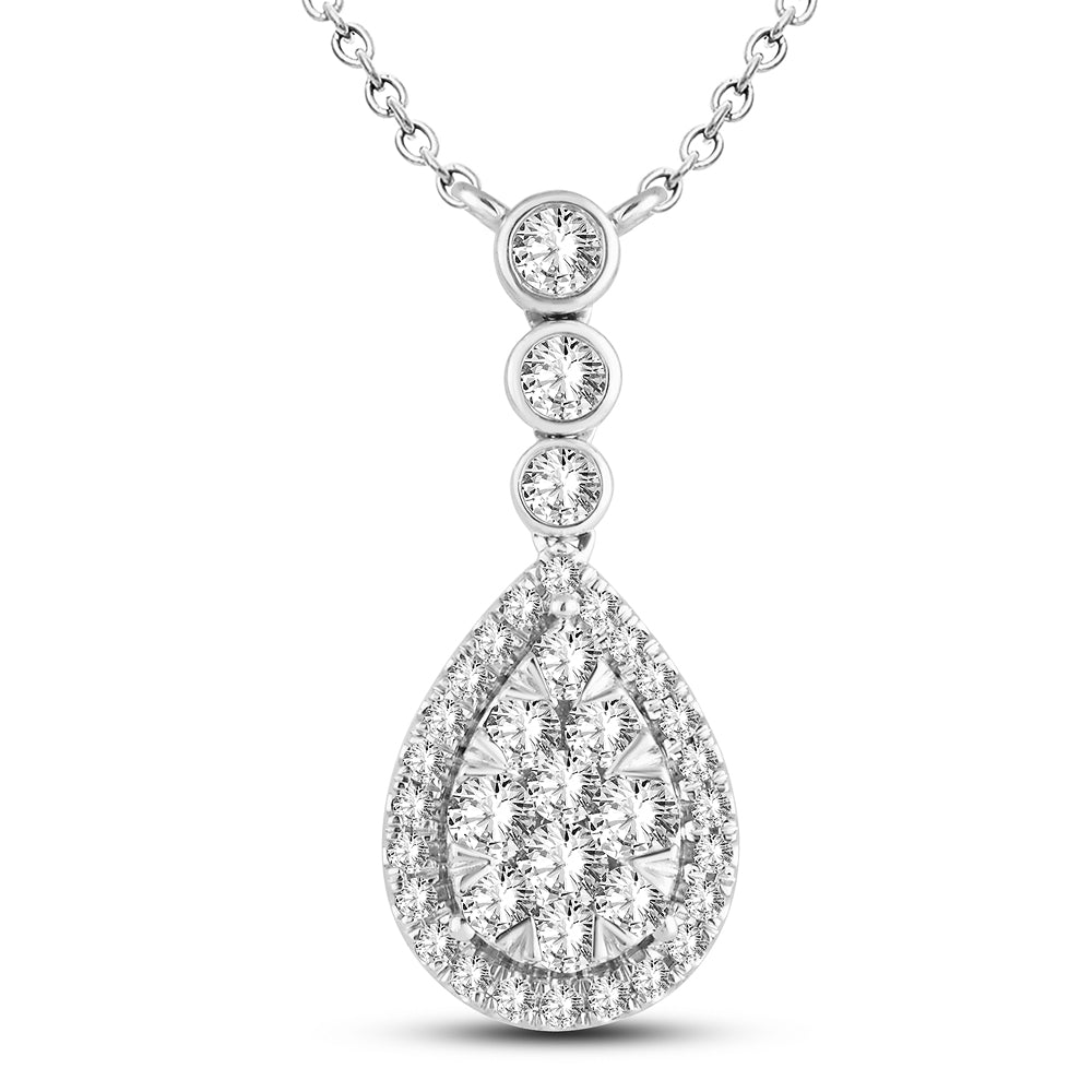 14K 2.02CT Diamond Pendant