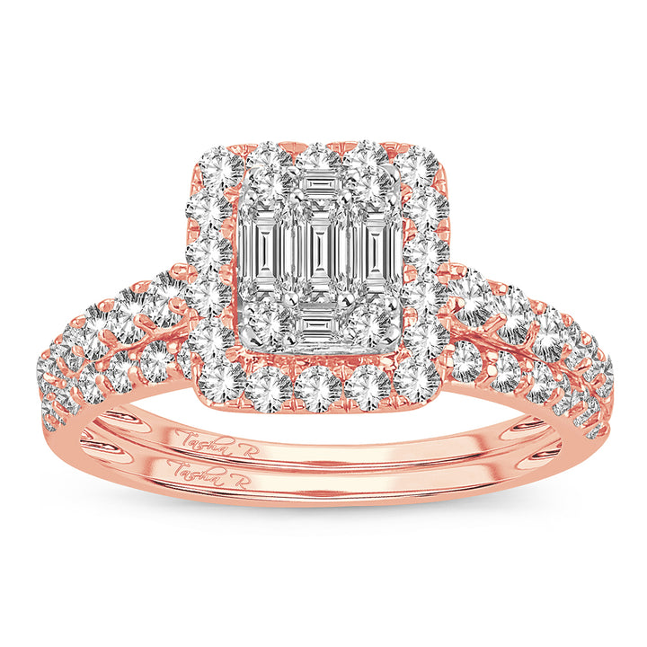 Brilliant 14k White Gold Lab Diamond Engagement Ring (1.00CT)
