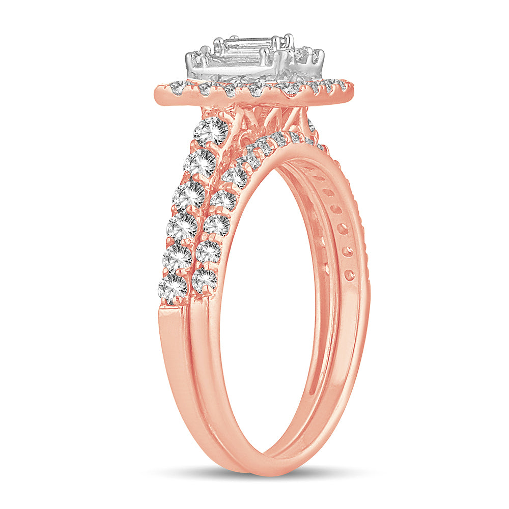 Brilliant 14k White Gold Lab Diamond Engagement Ring (1.00CT)