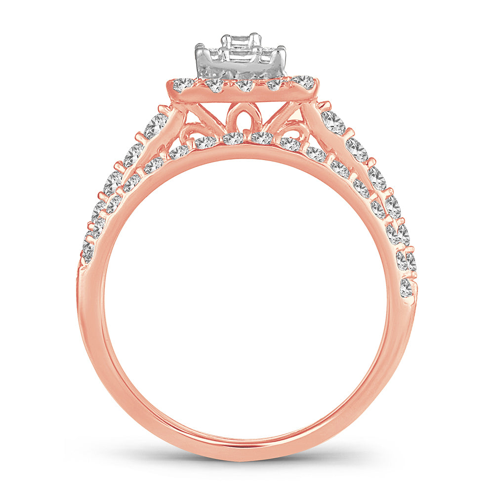 Brilliant 14k White Gold Lab Diamond Engagement Ring (1.00CT)