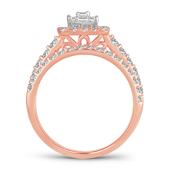 Brilliant 14k White Gold Lab Diamond Engagement Ring (1.00CT)
