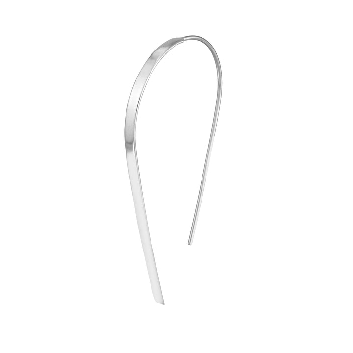 Curved Flat Wire Earrings