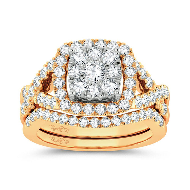 Timeless 14K Yellow Gold 1.50ct Lab Diamond Ring