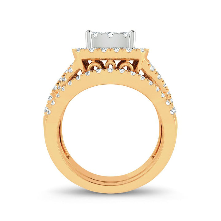 Timeless 14K Yellow Gold 1.50ct Lab Diamond Ring