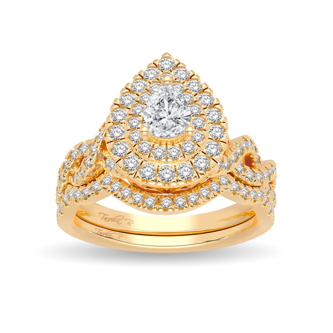 Luminous 14k Yellow Gold Lab Diamond Engagement Ring (1CT)