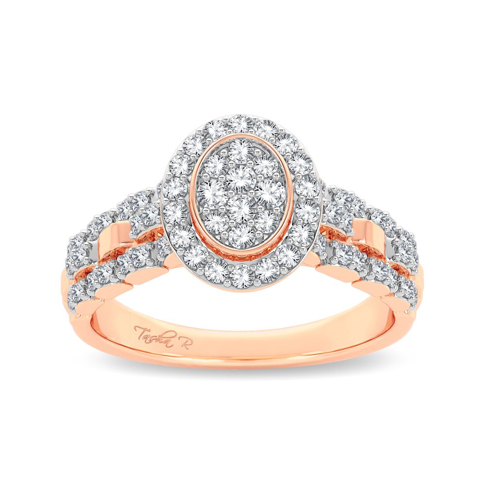 14K Rose Gold 0.50ct Diamond Ring