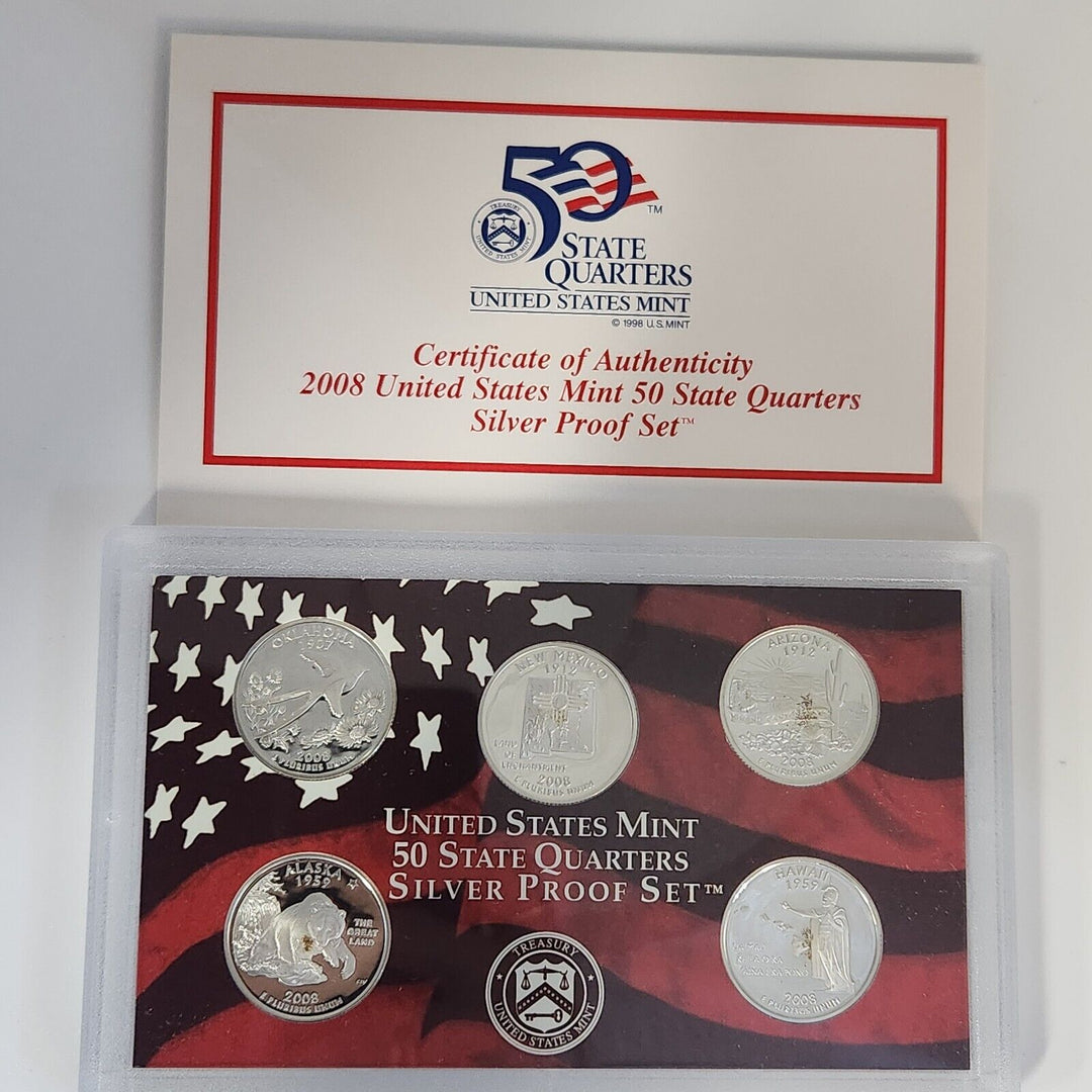 Collection Series Of United States Mint America The Beautiful Quarters Silver...