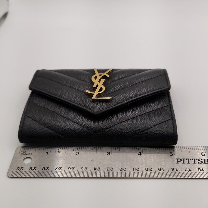 Saint Laurent Women's Black Leather Wallet