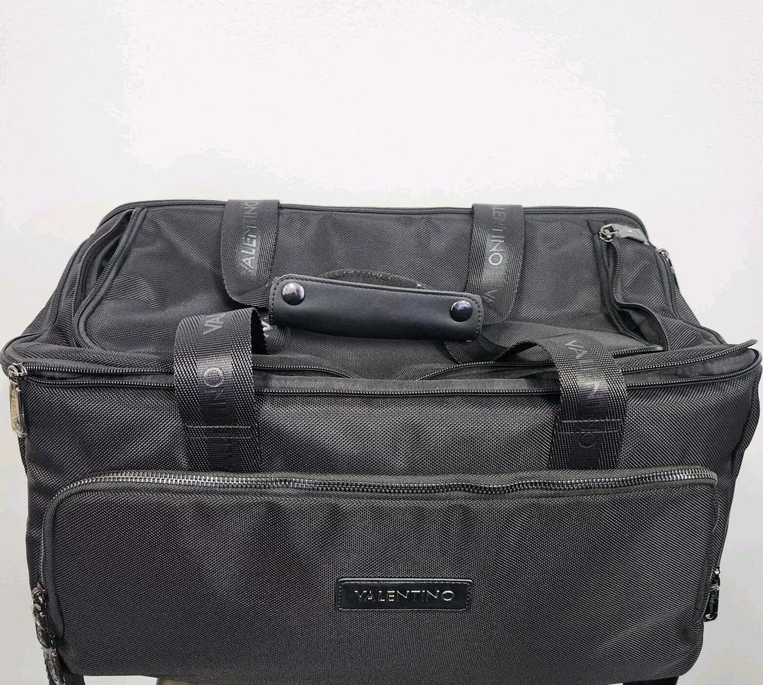 Valentino By Mario Duffle Travel Carry-on  Black Color Bag