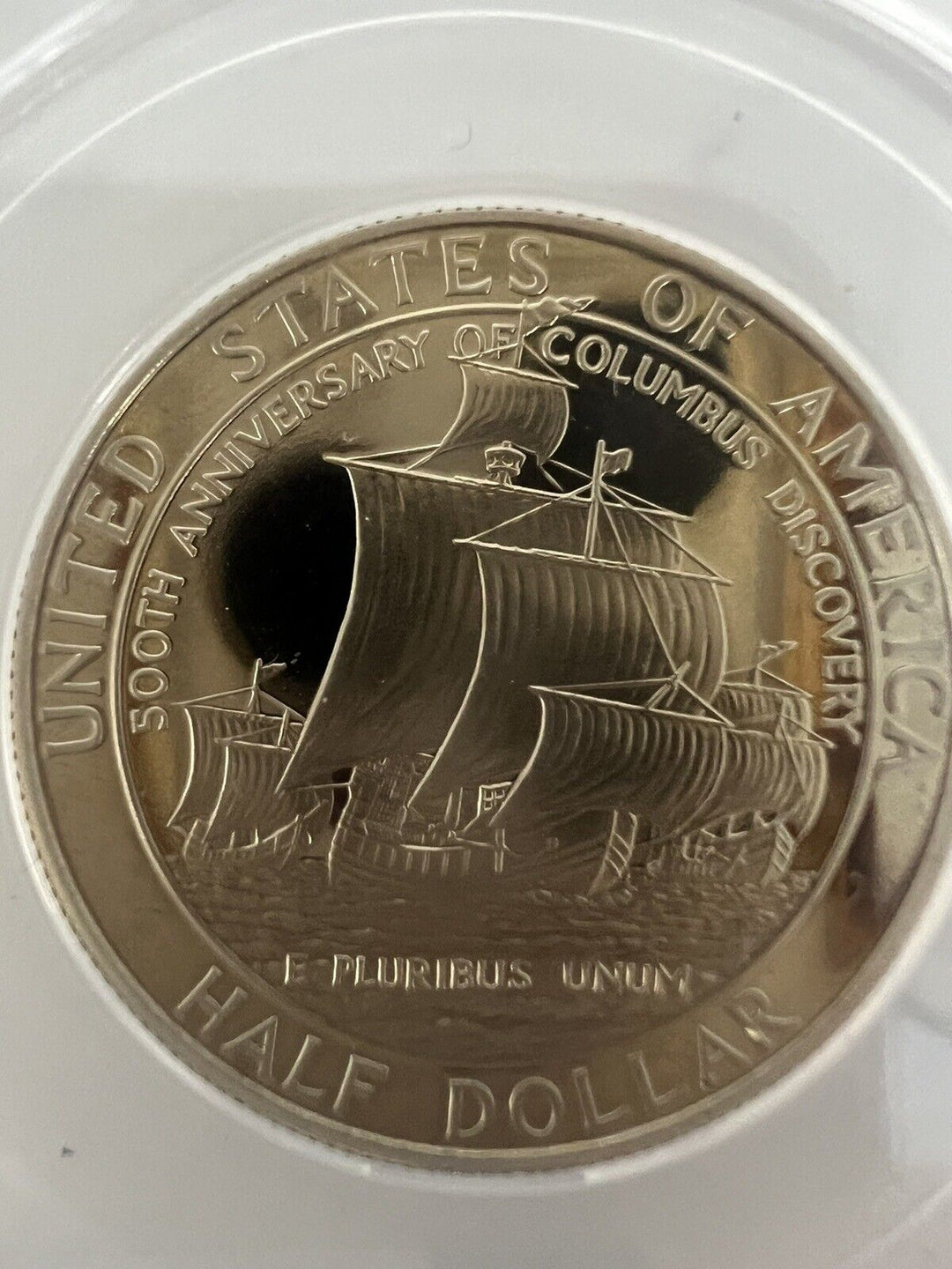 1992-S 50C Proof Columbus PF 68 DCAM