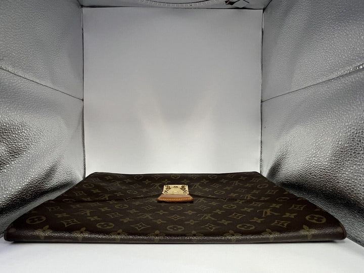 Louis Vuitton Porte-Documents Briefcase/Document Case One Size Brown Canvas