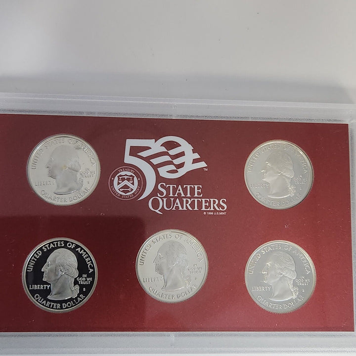 Collection Series Of United States Mint America The Beautiful Quarters Silver...