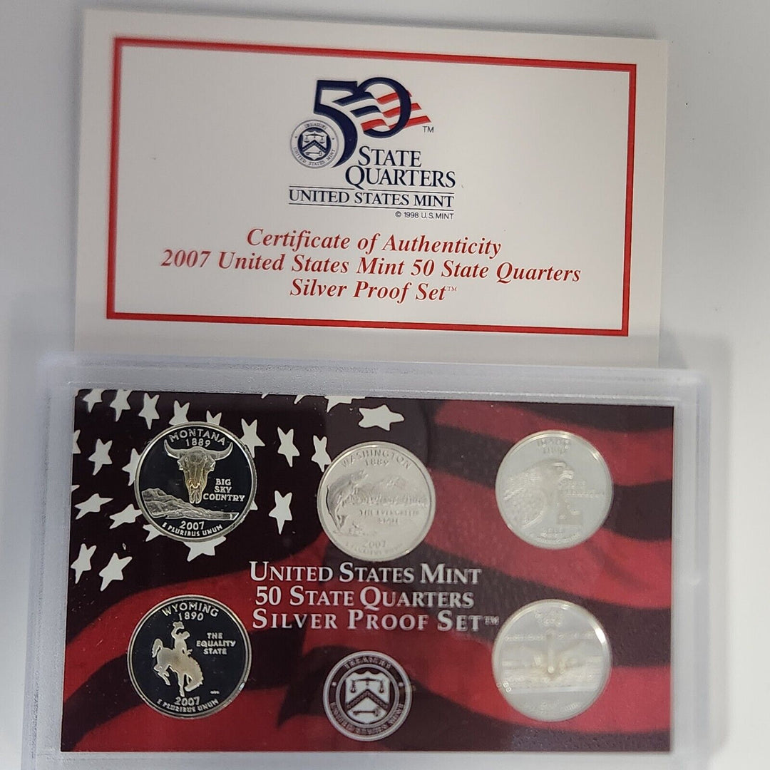 Collection Series Of United States Mint America The Beautiful Quarters Silver...