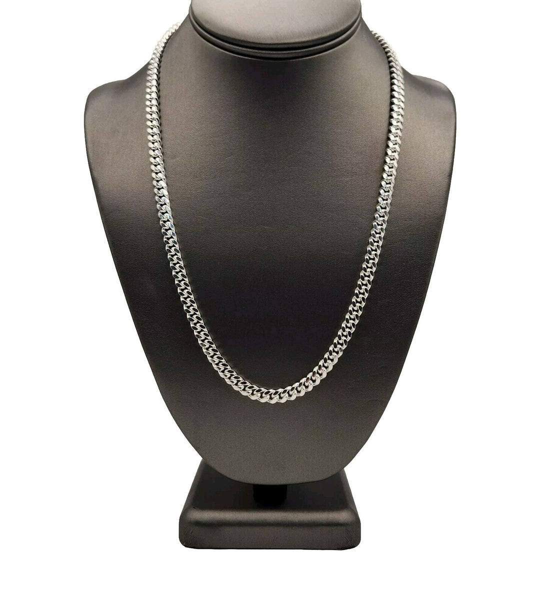925 sterling silver Cuban Chain Necklace 22" B