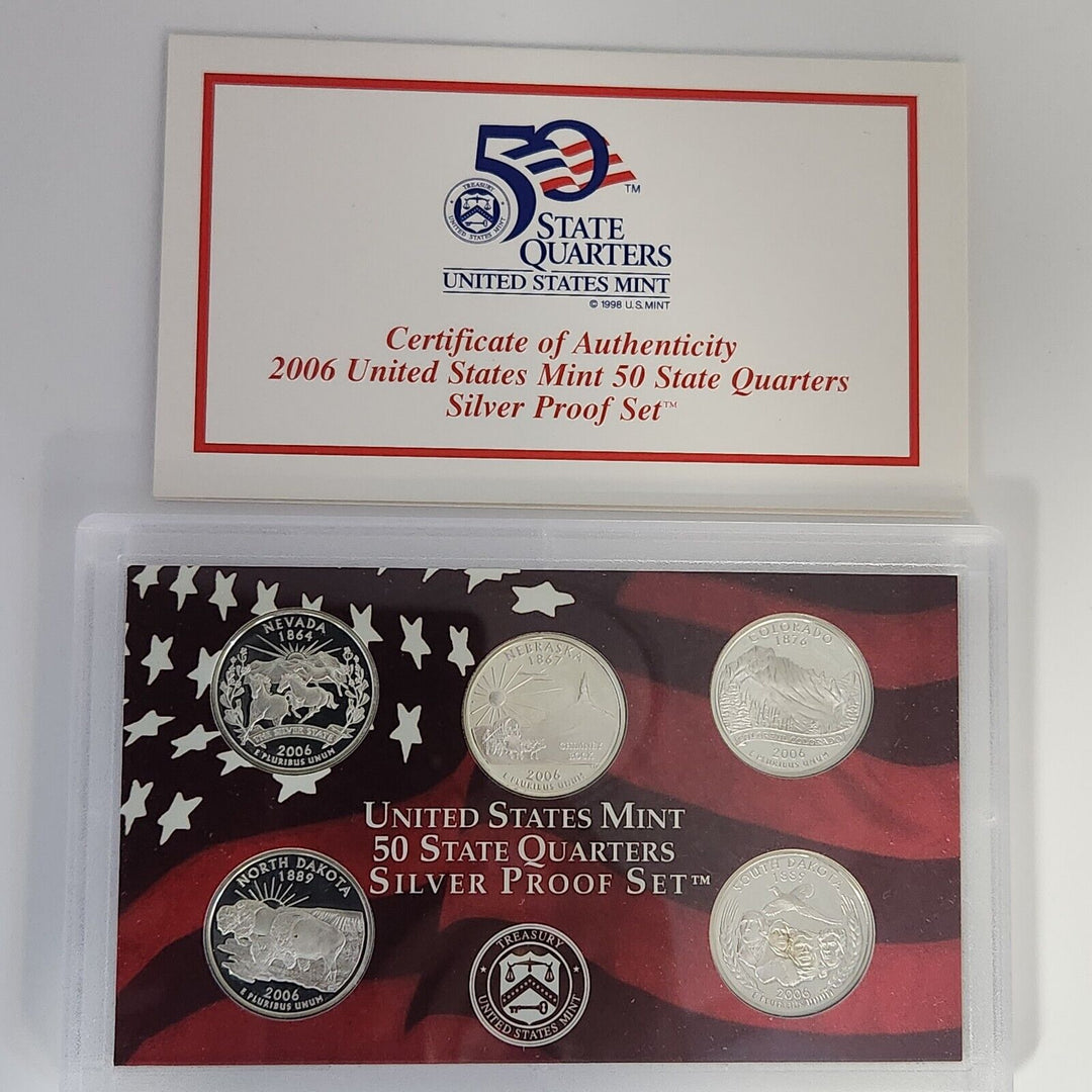 Collection Series Of United States Mint America The Beautiful Quarters Silver...