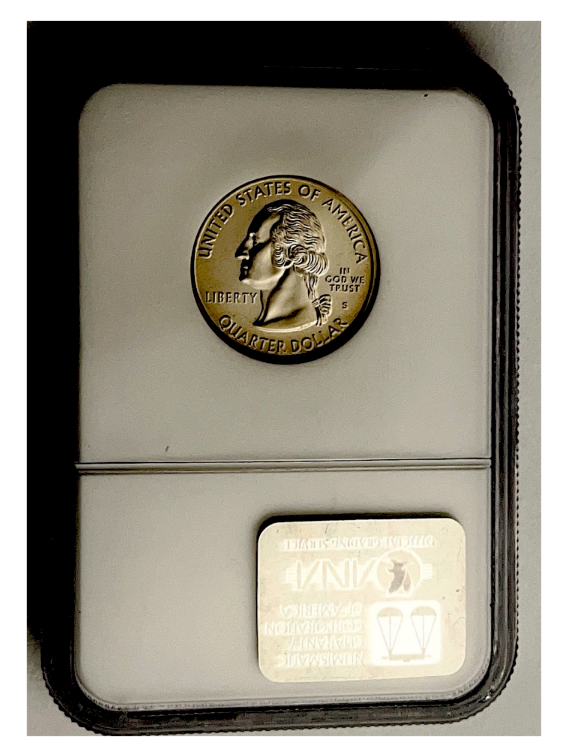 1999 S Clad 25C New Jersey PF 69 Ultra Cameo