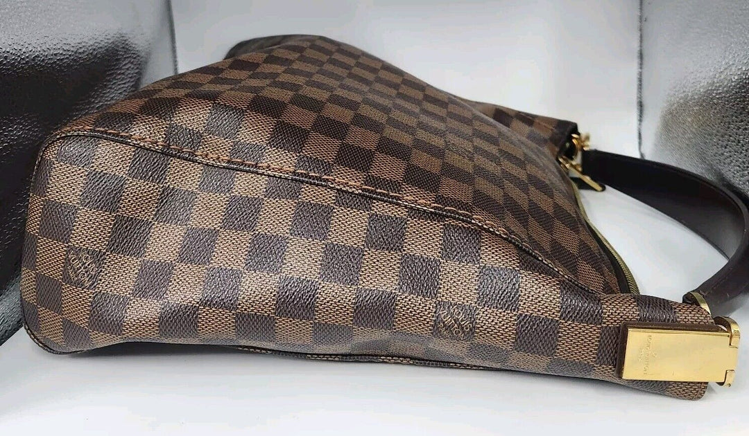 Authentic Louis Vuitton Damier Ebene Portobello PM Hobo Handbag