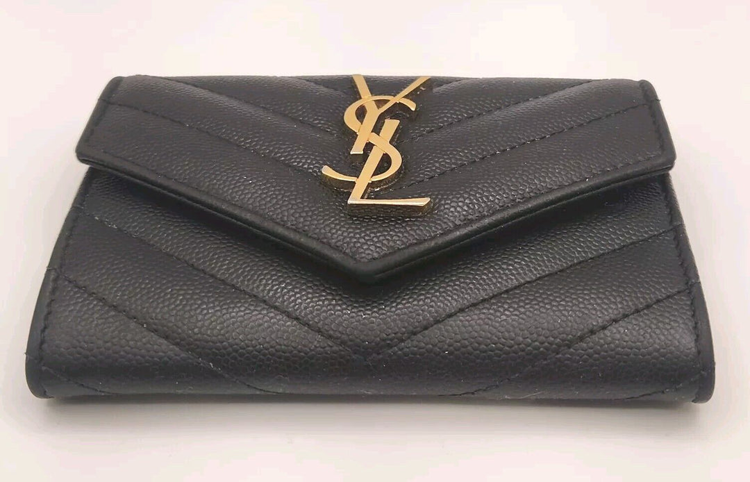 Saint Laurent Women's Black Leather Wallet