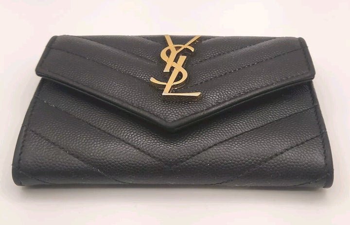 Saint Laurent Women's Black Leather Wallet