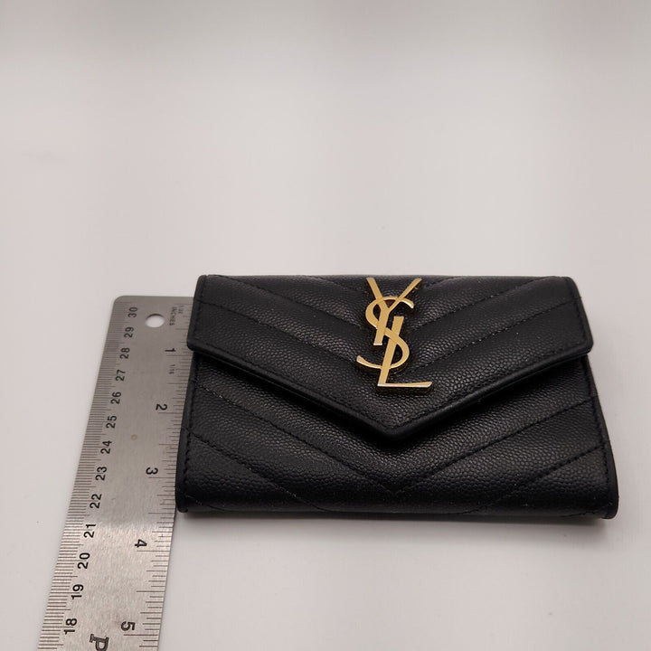 Saint Laurent Women's Black Leather Wallet