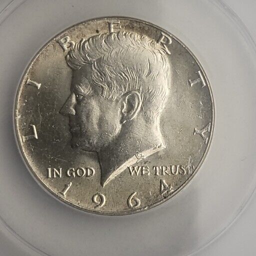 1964 Silver Kennedy Half Dollar MS61