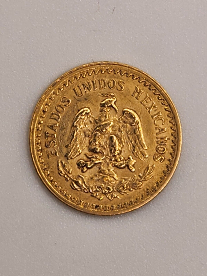 1920 MEXICAN DOS Y MEDIOS PESOS 2.5 PESO GOLD COIN