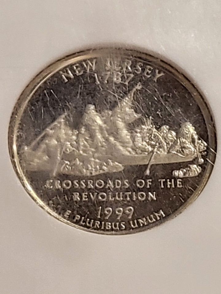 1999 S Clad 25C New Jersey PF 69 Ultra Cameo