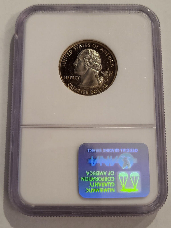 1999 S Clad 25C New Jersey PF 69 Ultra Cameo