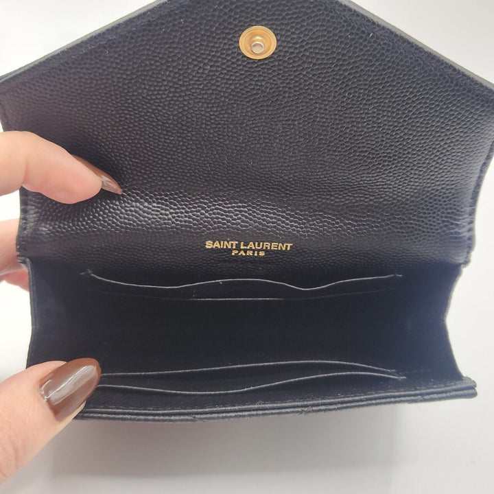 Saint Laurent Women's Black Leather Wallet