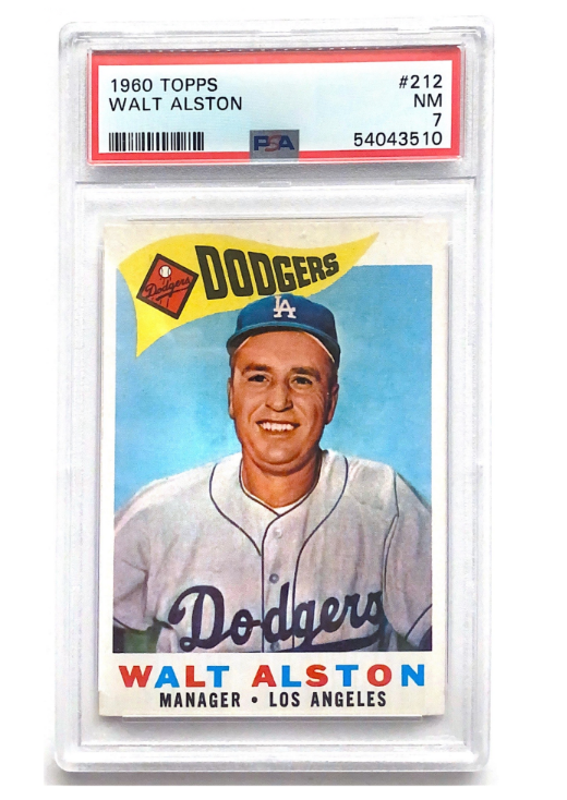 1960 Topps #212 Walt Alston NM-7