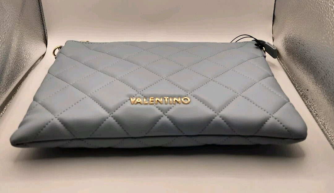 Valentino By Mario Ocarina Polvere Sky Blue Color Crossbody And Clutch Women Bag