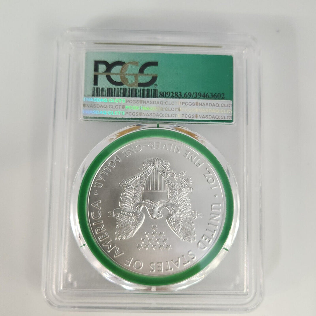 2020 American Eagle Silver Dollar PCGS MS69 Green Label US Mint Sealed Box J248