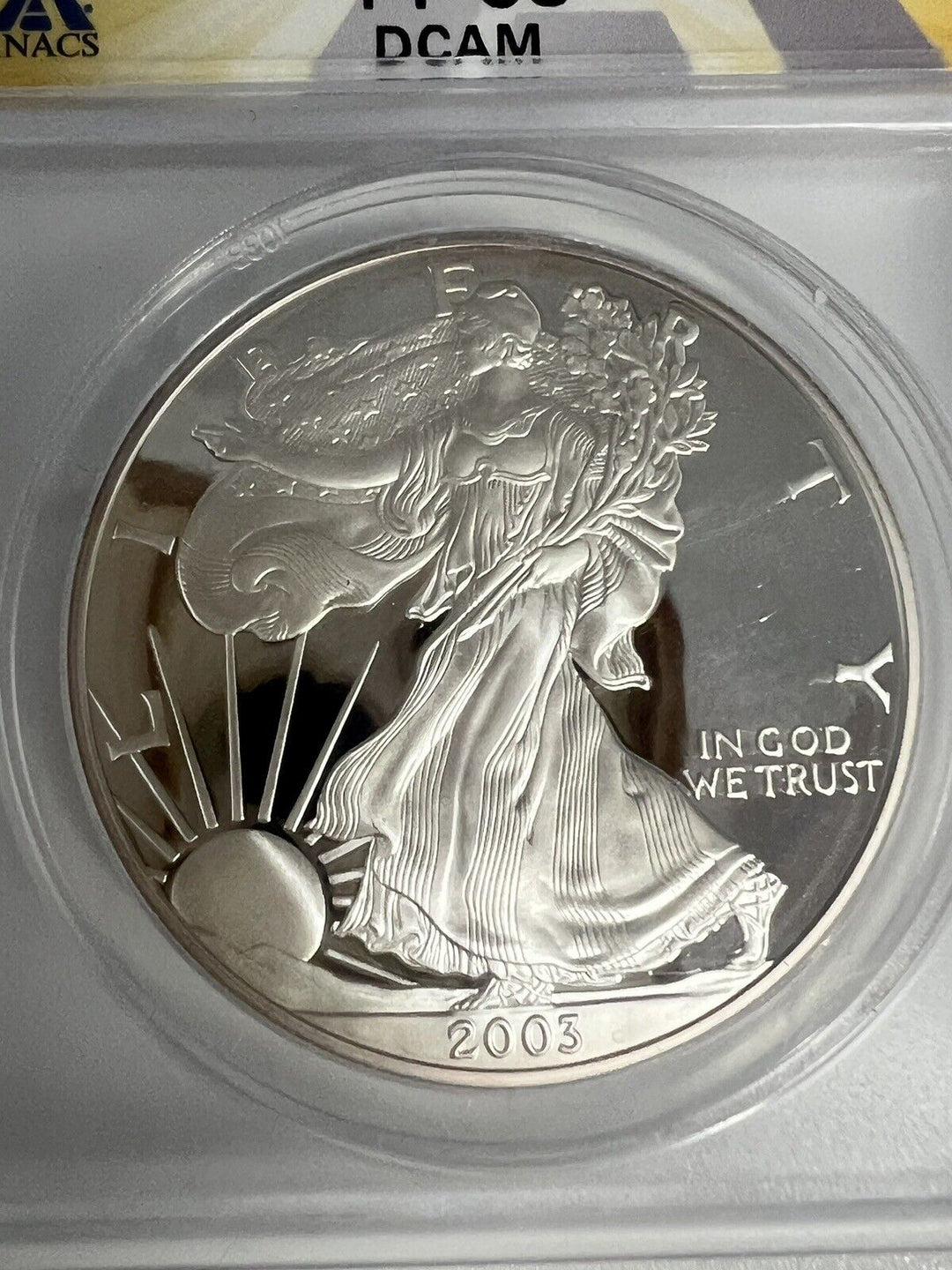 2003-W $1 One Dollar Proof Silver Eagle PF65 DCAM